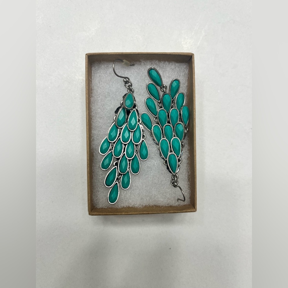 Lucky Brand Silver and Turquoise Earrings